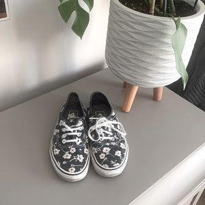 Vans authentic flowers/floral